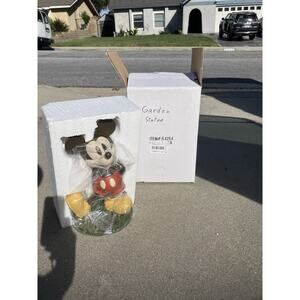 RARE Mickey Mouse Disney Direct Resin 14” large Lawn Garden Statue Figure NIB